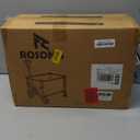 Collapsible Wagon Cart with Wheels Foldable - Folding Utility Heavy Duty Wagons Carts for Grocery Sports Garden Shopping Camping Wheelbarrows (Black, 120L)