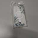 Magnetic for Samsung Galaxy S24 Plus Case Compatible with MagSafe Cute Floral Flower Clear Aesthetic Women Girls Slim Transparent Trendy Shockproof Case for S24 Plus, Green Leaves