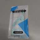 NITITOP Compatible with iPhone 16 Pro Case Clear Magnetic Compatible with MagSafe Cute Lily Flowers Floral for Women Girls Hard PC Back Shockproof Protective Phone Cover - Green