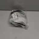 Olsa Dog Raincoat, Dog Hooded Slicker Poncho, 4 Legs Rain Jacket with Reflective Stripe, Transparent Water Proof Resistant Rain Snow Clothes for Small Medium Large (White, M)