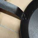 Lodge 12 Inch Carbon Steel Skillet - PFAS-Free Pre-Seasoned Carbon Steel Frying Pan for High-Heat Searing - Long Handle Design for Omelets, Grilling, and Campfire Cooking - Made in the USA