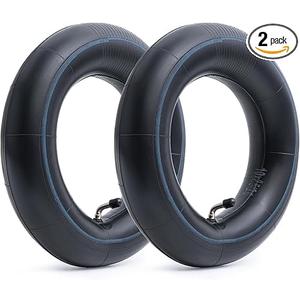Heavy-Duty 10x2.5/3.0 Inner Tube (2.0mm Thick) 10 inch Tire Tubes with CR202 Bent Vavle Replacement 10x2.50 10x2.75 10x 3.0 90/65-6 255x80 80/65-6 Electric Scooter Tires Tubes