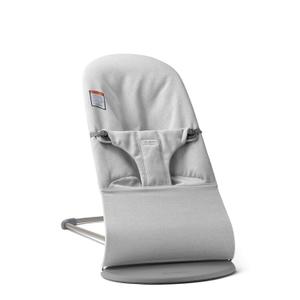 BabyBjörn Bouncer Bliss, Woven Mélange, Light Grey | 2-in-1 Adjustable Baby Bouncer Seat and Toddler Chair, Newborn to Toddler (8-29 lbs), 4 Positions, Lightweight & Portable