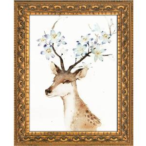 Golden State Art, 8X10 Ornate Finish Photo Frame, Bronze Color, Real Glass