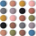 rhinocats 20Pcs Fridge Magnets, Cute Locker Decor Magnet, Colorful Decorative Matte hemispheric Refrigerator Magnets, Strong Whiteboard Magnets for Classroom, Office, or Home Use