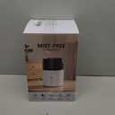 3L Mist-Free Evaporative Humidifier for Bedroom, Top Fill Humidifier Work with Tap Water, Touch Control,USB Powered, Sleep Mode, Night Light,18H Timer, Easy-Clean Design for Home Office (Black)