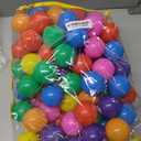 Hovenlay Ball Pit Balls Phthalate Free BPA Free Crush Proof Plastic - 7 Bright Colors in Reusable Play Toys for Kids with Storage Bag