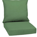 Arden Outdoor Deep Seat Cushion Set (1-Pack), 24 in x 24 in, Weather-Proof, Rain-Proof, Fade Resistant Patio Cushion for Chair, Sofa, and Couch Bright Moss Green Leala