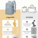 Capolo Cooler Backpack for Men Women Insulated Backpack Cooler Leak Proof | 26L Large Capacity,Bottle Opener,Thermal Bag, Soft Cooler Bag, Lunch Backpack, for Travel, Picnic, Hiking (Black 30Cans)