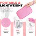 Passport Holder Family RFID Travel Document Organizer for Women Waterproof Passport Wallet Men Portable Case for Cards, Boarding Pass, ID, Money, Tickets with Zipper