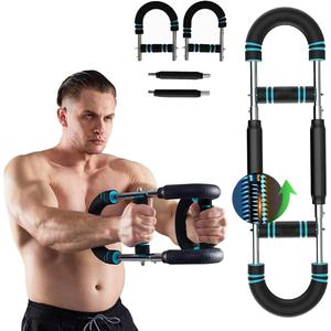 Twister Arm Trainer - Adjustable 60-110lb Resistance with High-Tensile Steel Spring, Portable Arm & Chest Workout Equipment for Forearm, Triceps Strength Training, Home Workout Equipmen for Men&Women (50-90lb)