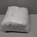 MarCielo 3-Piece 100% Cotton Oversized Bedspread Lightweight Quilt Coverlet Embroidery Farmhouse Bedding Set (TG Bright White, Oversized King (118"x106"))