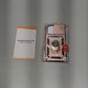 Janmitta Case for iPhone 14 Pro Phone Cover Built in Slide Camera Lens Cover+Screen Protector,Heavy Duty Shockproof Full Body PhoneCase with Finger Ring Holder Kickstand,Rose Gold