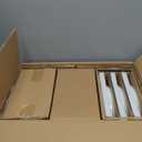 famiware Star Plates and Bowls Sets, Modern Stoneware Dinnerware Sets for 6, 18-Piece Kitchen Dish Set - Chip and Scratch Resistant, Microwave and Dishwasher Safe Tableware, Matte White