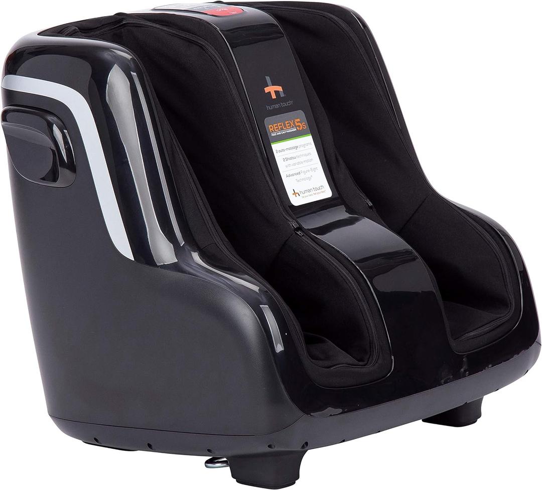 Human Touch Reflex5s Foot & Calf Massager Plantar Fasciitis - HSA Approved | Shiatsu Neuropathy Treatment 