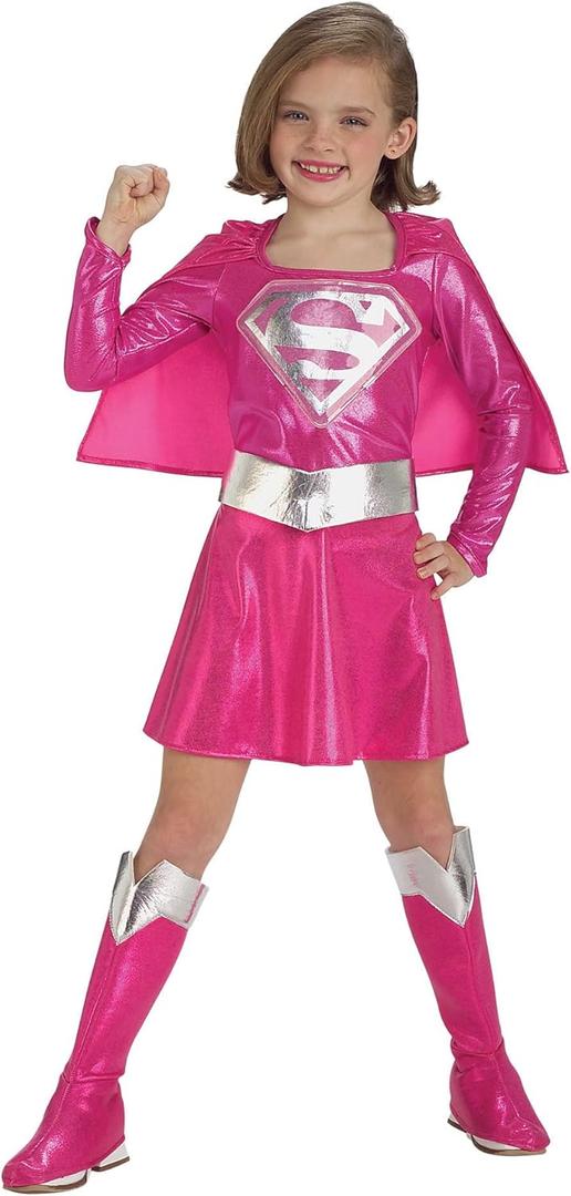 Rubies DC Comics Superheroes: Supergirl Costume Dress for Kids, Girl's Medium