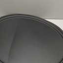 FillTouch 4 Pcs Restaurant Serving Trays PP Plastic Non Slip Rubber Lined Large Oval Tray for Kitchen Dining Room Cafeterias Fast Food Service (24 x 29 Inch,Black)