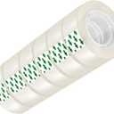 8 x Clear Tape Refills Rolls for Dispenser, Transparent Tape, 3/4" Tape Rolls, 1 inch Core (3/4" Tape (8 Rolls))