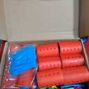 141 Pieces Hair Rollers Set Include 60 Plastic Hair Rollers (Multicolor,6 Size)