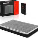 A-Premium Cabin Air Filter with Activated Carbon Compatible with Buick Allure, Century, LaCrosse, Regal & Chevrolet Impala, Monte Carlo & Pontiac Grand Prix, 1997-2016, Replace# 10406026