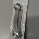 2PCS 1/2tsp(2.5ml) Single Measuring Spoon, Stainless Steel Embossed Measure Scoop Only, Individual Spoon for Cooking and Baking