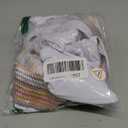 Blooming Jelly Women High Waisted Bikini Sets Tummy Control Swimsuits Color Block Two Piece Drawstring Bathing Suit (Large, White)