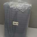 WDCOZY 100% Cotton Queen Size Quilt Set, Channel Pick Stitch, Dusty Blue