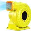 2HP Inflatable Air Blower for Big Inflatables, 1500W Powerful Bounce House Blower, Portable Commercial Fan Pump for Large Inflatable Bouncy Castle, Water Slide, Jumper