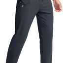 Pudolla Men's Lightweight Sweatpants with Pockets Ultra 4-Way Stretch Soft Joggers for Gym Workout Runing Athletic Pants (L)