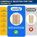 2 x Vanhench Jute Twine 3mm x 328ft (100m), Jute Rope for Crafts Gardening Garden Plant Gift Wrapping Arts & Crafts Art Decoration Packing Material Christmas Twine Bulk Heavy-Duty (Brown)