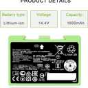 ABL-D1 Battery for iRobot Roomba i7 i7+ j7 j7+ 7150 7158 7556 7558 i3 i3+ i4 i4+ i8 i8+ and e5 e6 5150 6198 Replacement Battery for Roomba i and e and j Series