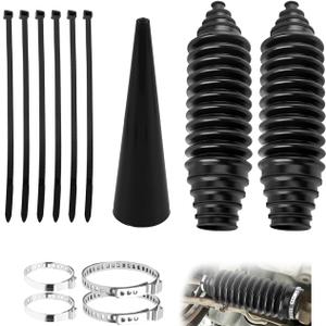 Car Inner Tie Rod Boot Kit with Expander,Silicone Cars Rack and Pinion