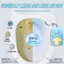 Toilet Bowl Cleaner Bottle Krazy Clean Pro for Tank Cleaner Blue Crazy Cleaning Cute Dinosaur The Works Toilet Bowl Cleaner Easy to Use Leaving Your Toilet Looking Fresh-Marine Scent