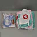 Doctor Kit for Kids, Dress up Clothes for Girls with Doctor, Nurse, Surgeon Costume, Dentist Kit for Kids with Stethoscope, Doctor Playset for Boys Girls Ages 3 4 5 6 Halloween Christmas