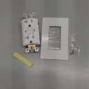 ELECTECK GFCI Outlets 20 Amp, Outdoor Weather Proof (WR), Self-Test GFI Receptacles with LED Indicator, Ground Fault Circuit Interrupter, Screwless Wallplate Included, UL Listed, White