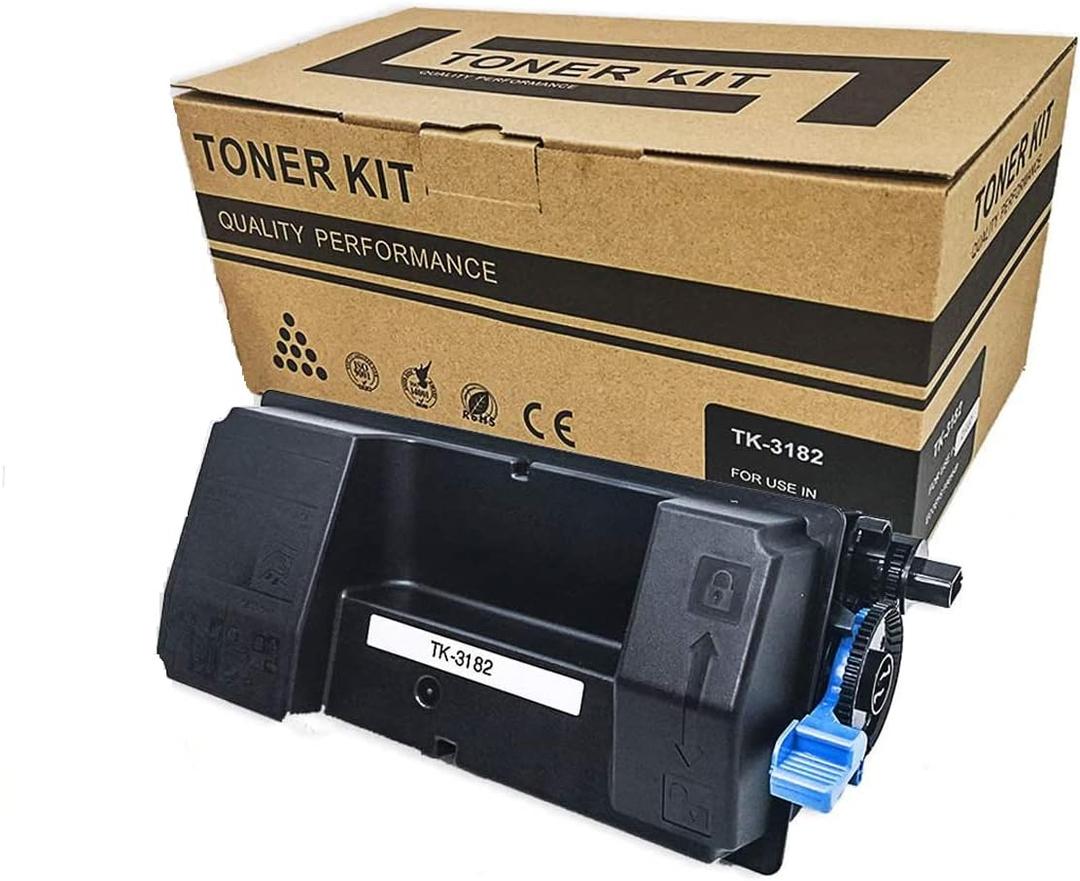 VICTORSTAR TK-3182 TK3182 Compatible Toner Cartridge Black 21000 Pages 1T02T70US0 for Kyocera M3655 M3655idn P3055 P3055dn P3155 P3155dn Laser Printers
