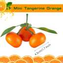 WILLBOND 10 Clusters Artificial Mini Orange Simulation Decorative Tangerine Kitchen Table Fake Orange Realistic Artificial Fruit Bowl Tray Faux Fruit for Home Party Kitchen Festival Decor