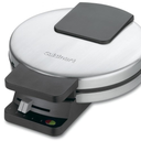 Cuisinart Waffle Maker, 1250W Round Classic Waffle Iron, 5Setting Adjustable Browning Control, WMRCANAS, Brushed Stainless
