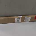 No Drill L-Shaped Vinyl Cordless Mini Blinds,White,31.5" Wx 36" H