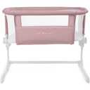 Baby Delight Beside Me Dreamer Bassinet | Bedside Sleeper & Baby Bassinet | 6-Position Height Adjustment | 100% GOTS Certified Organic Cotton Fabric | Organic Rose