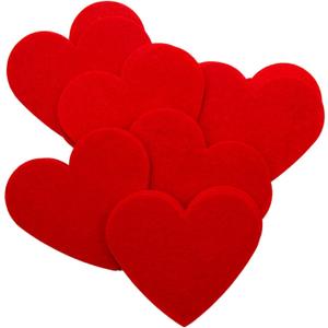 Playfully Ever After 3 Inch Red 22pc Stiff Felt Hearts
