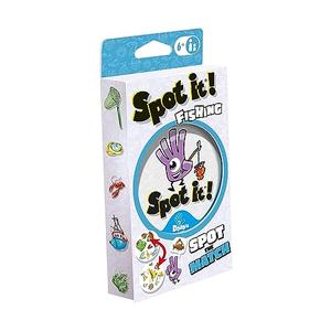 Spot It! Fishing (Eco-Blister) - Eco-Friendly Card Game with 55 Cards and 5 Exciting Variants! Fun Matching Game for Kids, Ages 6+, 2-8 Players, 15 Minute Playtime, Made by Zygomatic