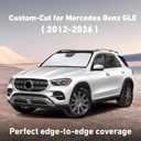 EcoNour Windshield Sunshade Compatible for Mercedes Benz GLE 350 450 2012-2024 2025 2026, Sun Visor for Front Windshield & Window Sun Shade Cover, UV Heat Blocker & Protector, Car Accessories