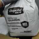 Depend Guards Incontinence Pads for Men, Maximum Absorbency, 168 Count