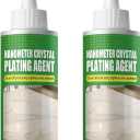 Wunhunew 2 PCS Marble Nano Crystal Plating Agent, Stone Crystal Plating Agent for Permanent Hold & Shine Effect Fast Drying (10.92 floz)