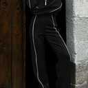 BTFBM Women's Two Piece Tracksuit Spring 2026 Long Sleeve Zip Up Sweatshirt Long Pants Outfits Jogger Sweatsuit Sets M