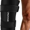 Knee Ice Pack, ONLYCARE Soothing Knee Compression Sleeve for Injuries, Upgraded Gel Cold Wrap, Hot & Cold Therapy, Reusable for Meniscus, Arthritis, ACL, MCL Pain Relief, Injury Recovery (S)