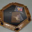 AMEROUS Upgraded 1-6 Players Shut The Box Dice Game, Wooden Board Table Math Game with 16 Dice for Kids Adults, Family Classroom Home Party or Pub