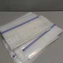 20 Gallon Heavy Duty Jumbo Storage Bags with Handle  24" x 34" Resealable Zipper Top, Oversized Storage Solution for Clothes, Food, Pillow, Bedding, Household, BPA-Free, Pack of 5, 6 Mil Thick