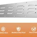 2 Pack Stainless Steel Venting Panel for Grill Accessory Stainless Steel Vent Cover Grill Vent for Masonry Fire Pits and Outdoor Kitchen, 15" by 4-1/2"